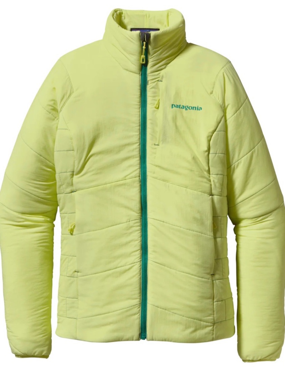Patagonia Nano Air Womens Extra Large Jacket Puff Chartreuse Yellow Green READ